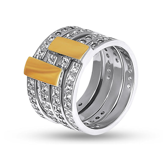 14K Gold Plated Ring | Sterling Silver