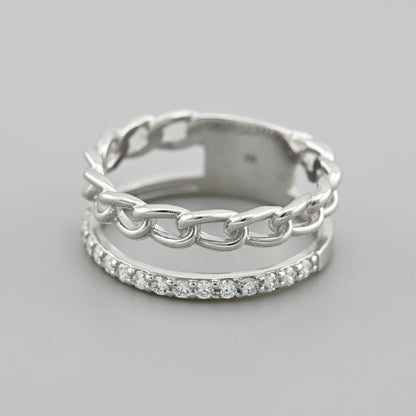 Cubic Zirconia Ring | Classic | Sterling Silver