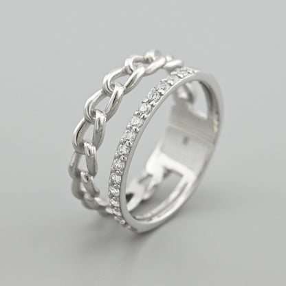 Cubic Zirconia Ring | Classic | Sterling Silver