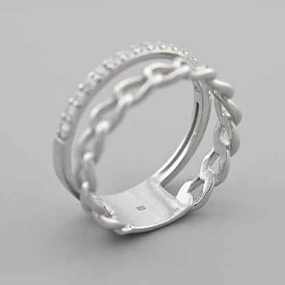Cubic Zirconia Ring | Classic | Sterling Silver