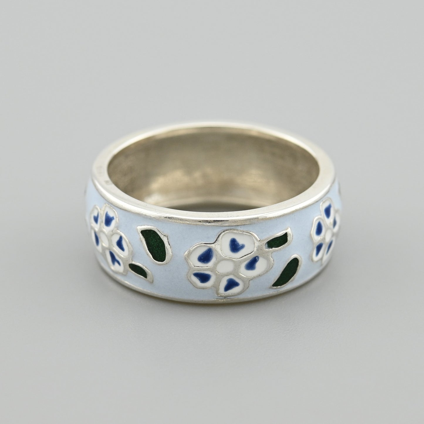 Enamel Ring | Stylish | Sterling Silver