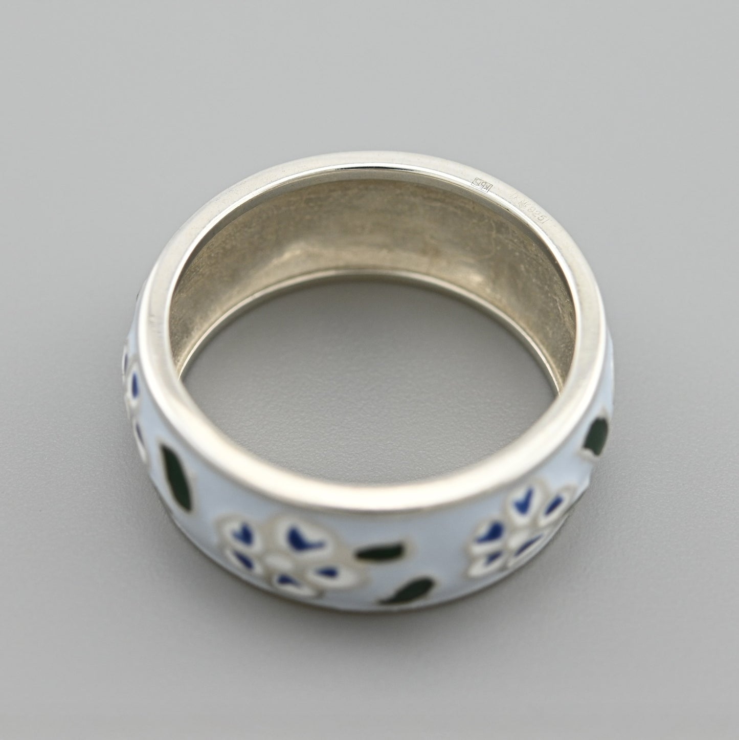 Enamel Ring | Stylish | Sterling Silver