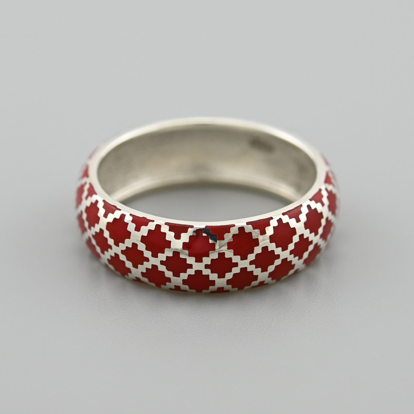 Enamel Ring | Sleek | Sterling Silver
