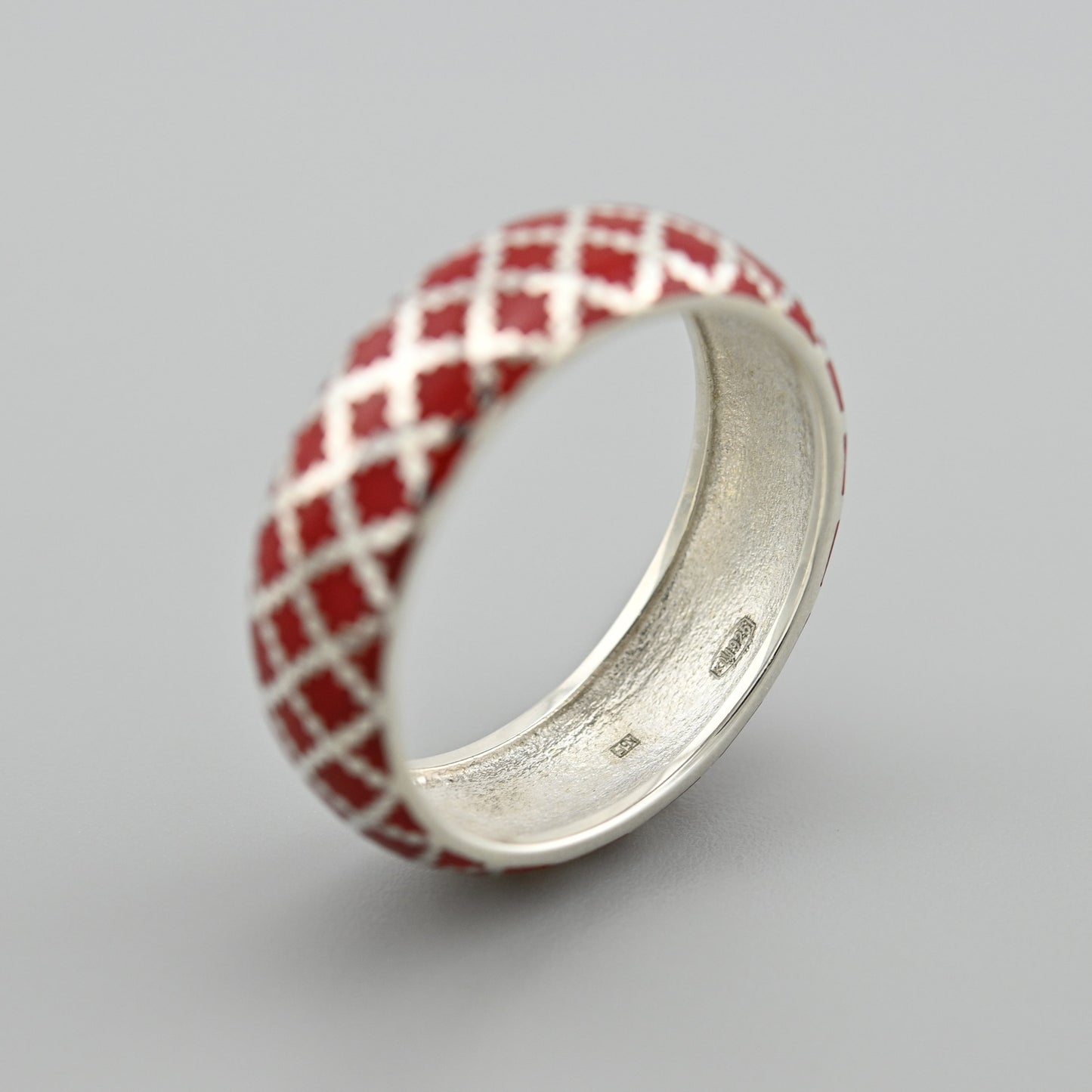 Enamel Ring | Sleek | Sterling Silver