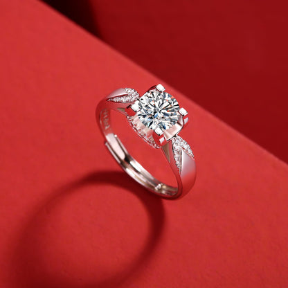 Majestic Moissanite Ring - Sleek and Elegant Design with a Radiant Glow