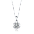 Moissanite Pendant Necklace | Seven Stars | Sterling Silver