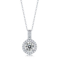 Moissanite Pendant Necklace | Tale | Sterling Silver