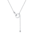 Moissanite Pendant Necklace | Love | Sterling Silver