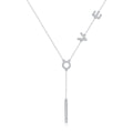 Moissanite Pendant Necklace | One Love | Sterling Silver