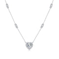Moissanite Pendant Necklace | Individuality | Sterling Silver