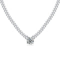 Moissanite Pendant Necklace | Dream | Sterling Silver