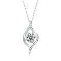 Moissanite Pendant Necklace | First Sight | Sterling Silver