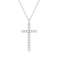 Moissanite Pendant Necklace | Belief | Sterling Silver