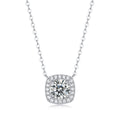 Moissanite Pendant Necklace | Promise | Sterling Silver