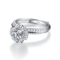 Moissanite Engagement Ring | Fairy Diary | Sterling Silver