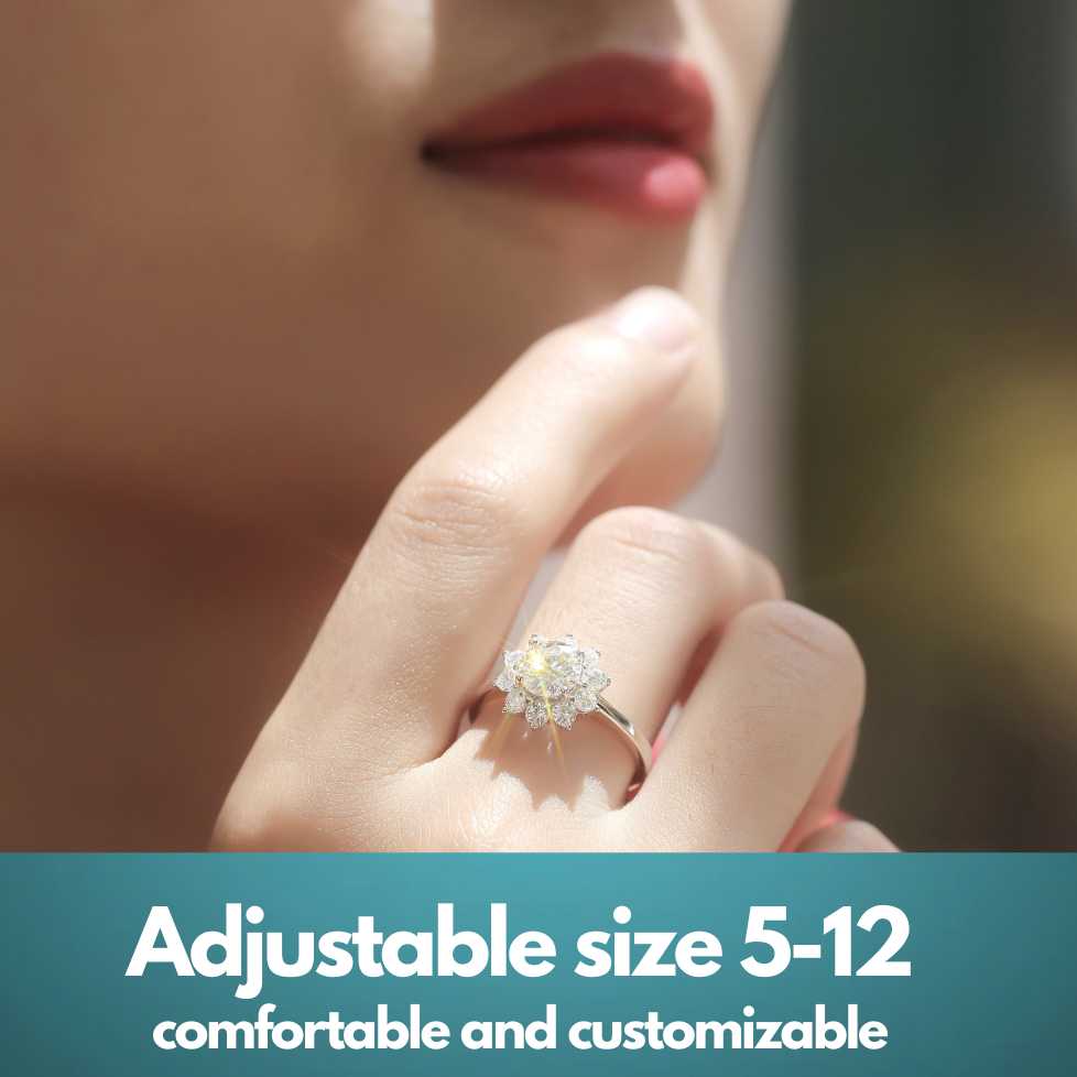 Moissanite Ring Desire