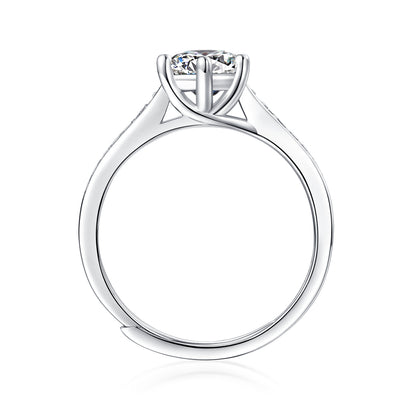 Timeless Moissanite Diamond Ring - Forever Design with a Brilliant Shine