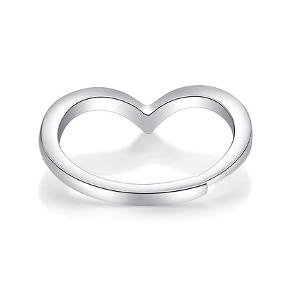 Classic Moissanite Ring - 18K White Gold Plated with a Stunning Center Stone