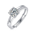 Moissanite Engagement Ring | Wishes | Sterling Silver