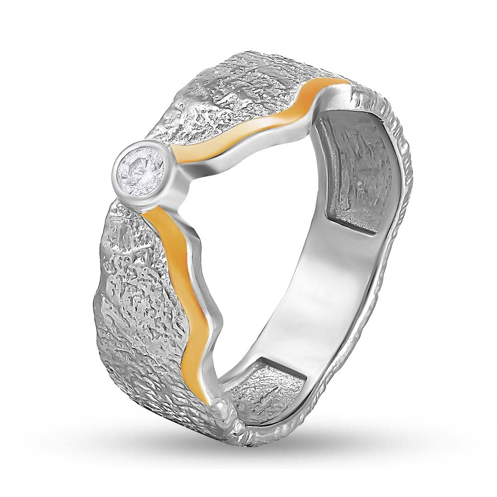 14K Gold Bonded Ring | Sterling Silver