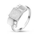 Sterling Silver Ring | Elegant Plain Stacking