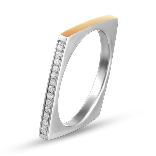 14K Gold Bonded Ring | Sterling Silver