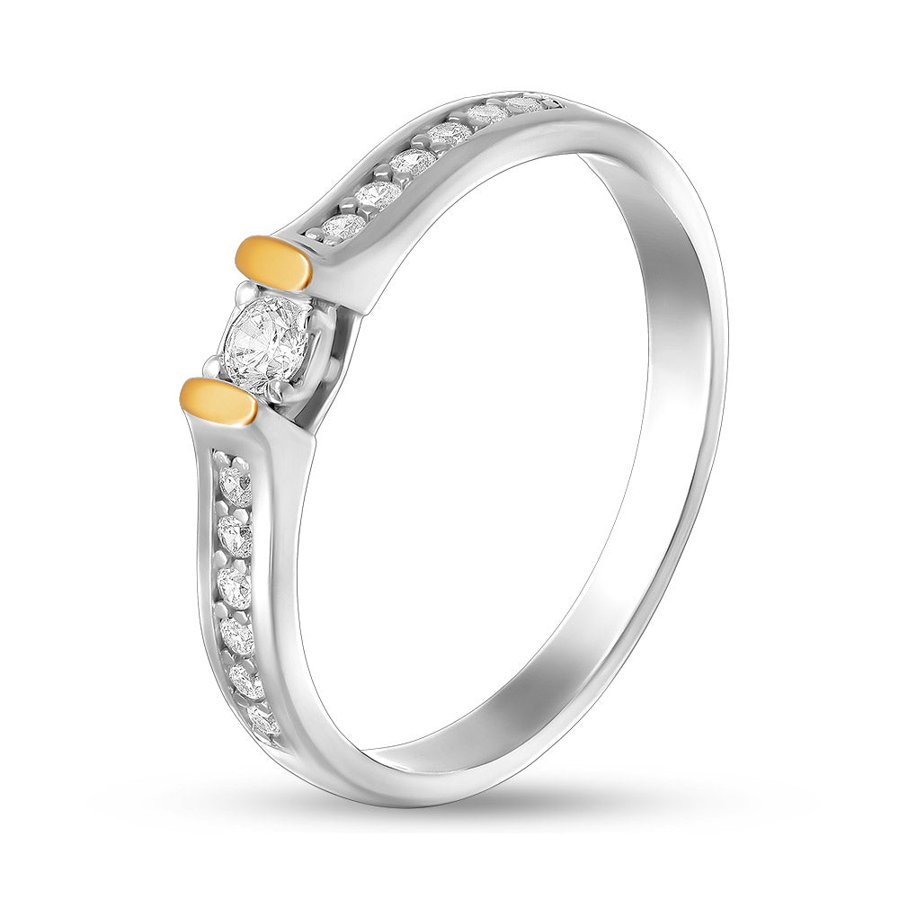 14K Gold Bonded Ring | Sterling Silver