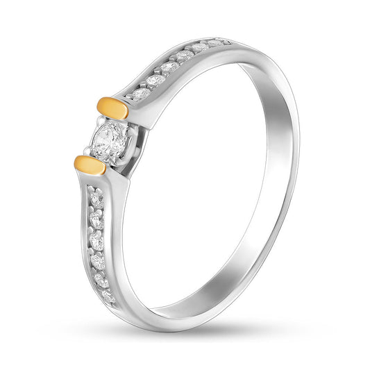 14K Gold Bonded Ring | Sterling Silver