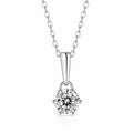 Collar con Dije de Moissanita | Six-Claws | Plata 925