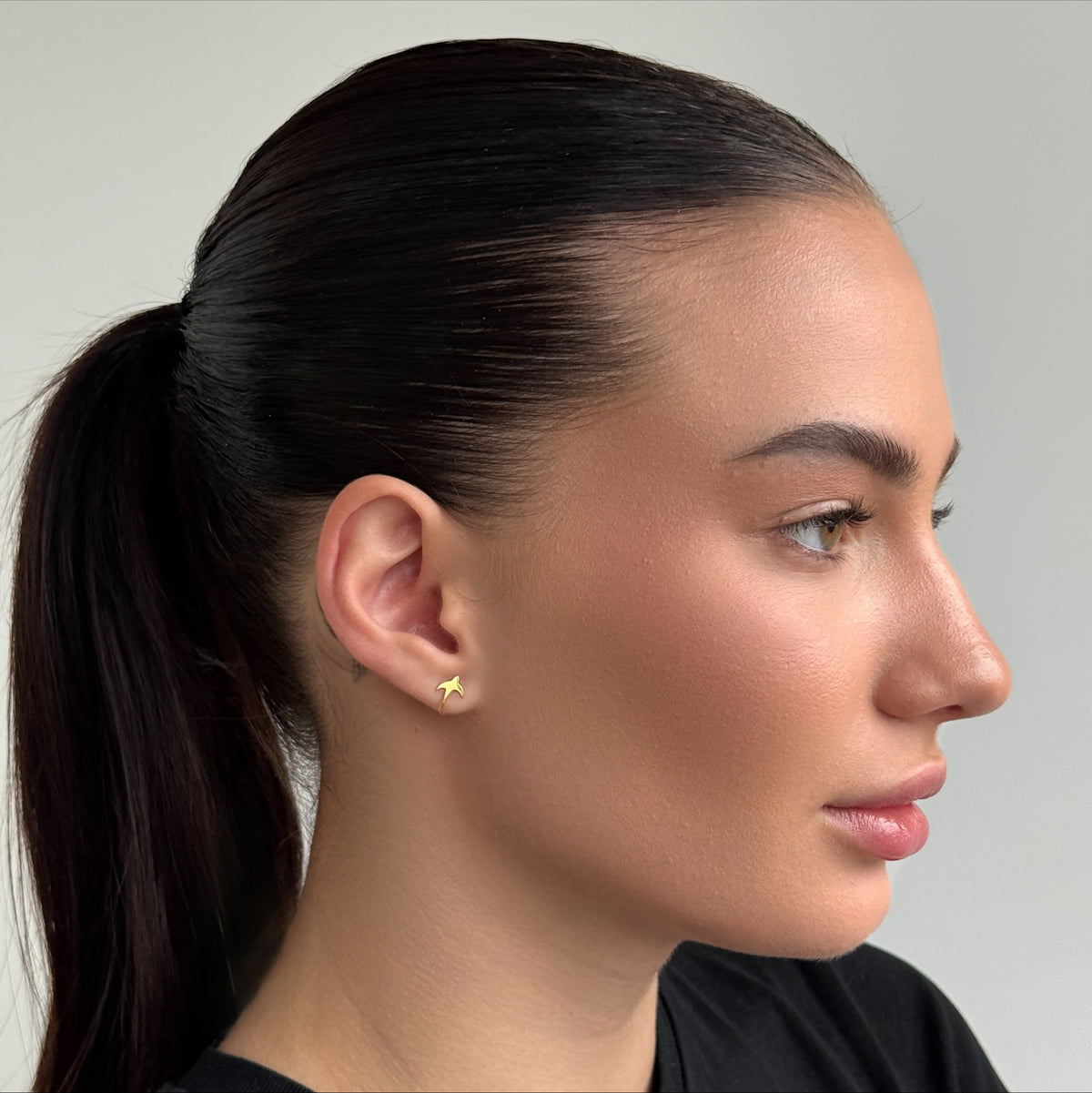 Golden Swallow worn on model