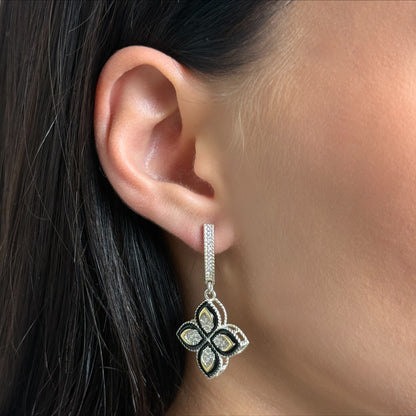 Venetian Flower worn on model