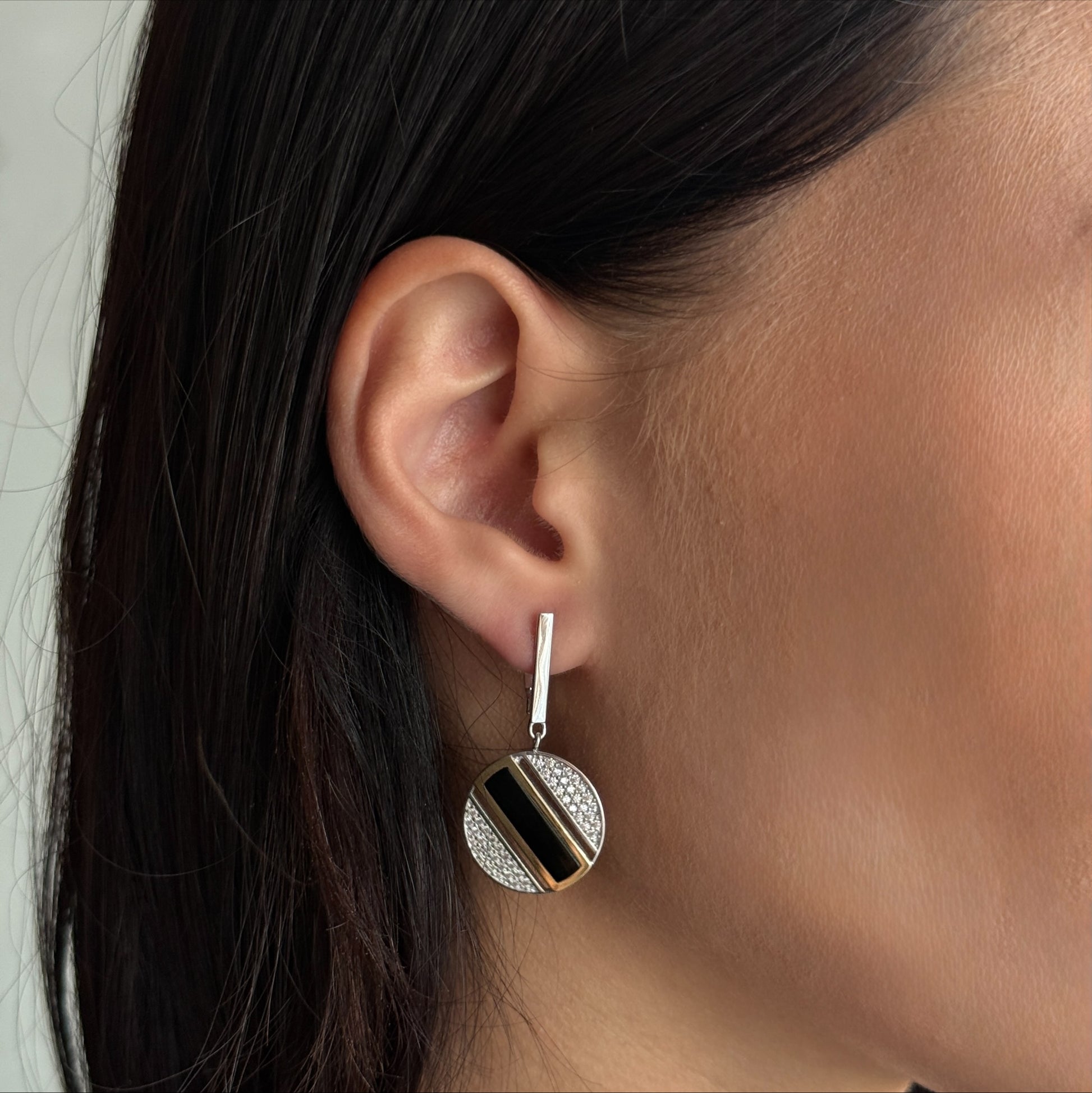 Sterling Silver worn on model