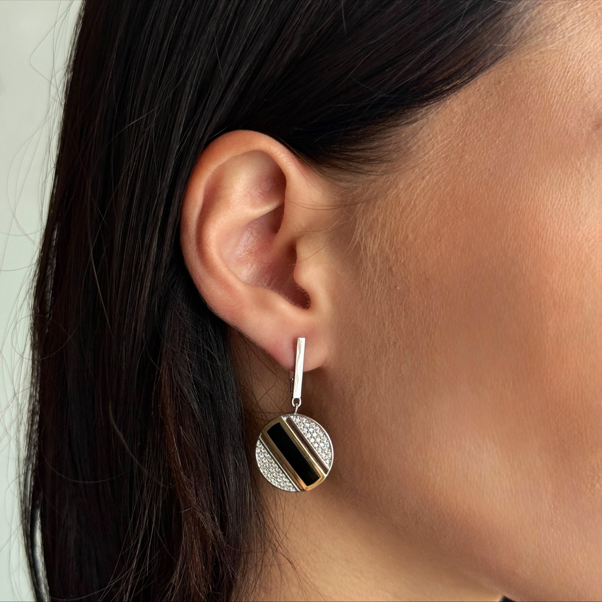 Sterling Silver worn on model