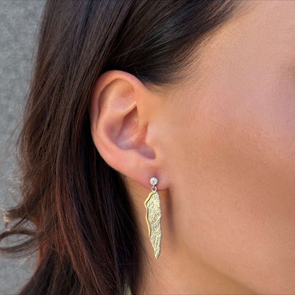 Icicle Drop worn on model