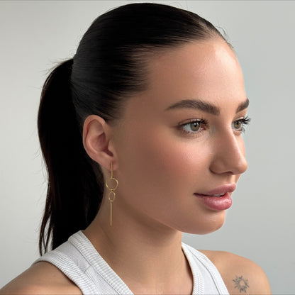 Golden Circle Cascade worn on model