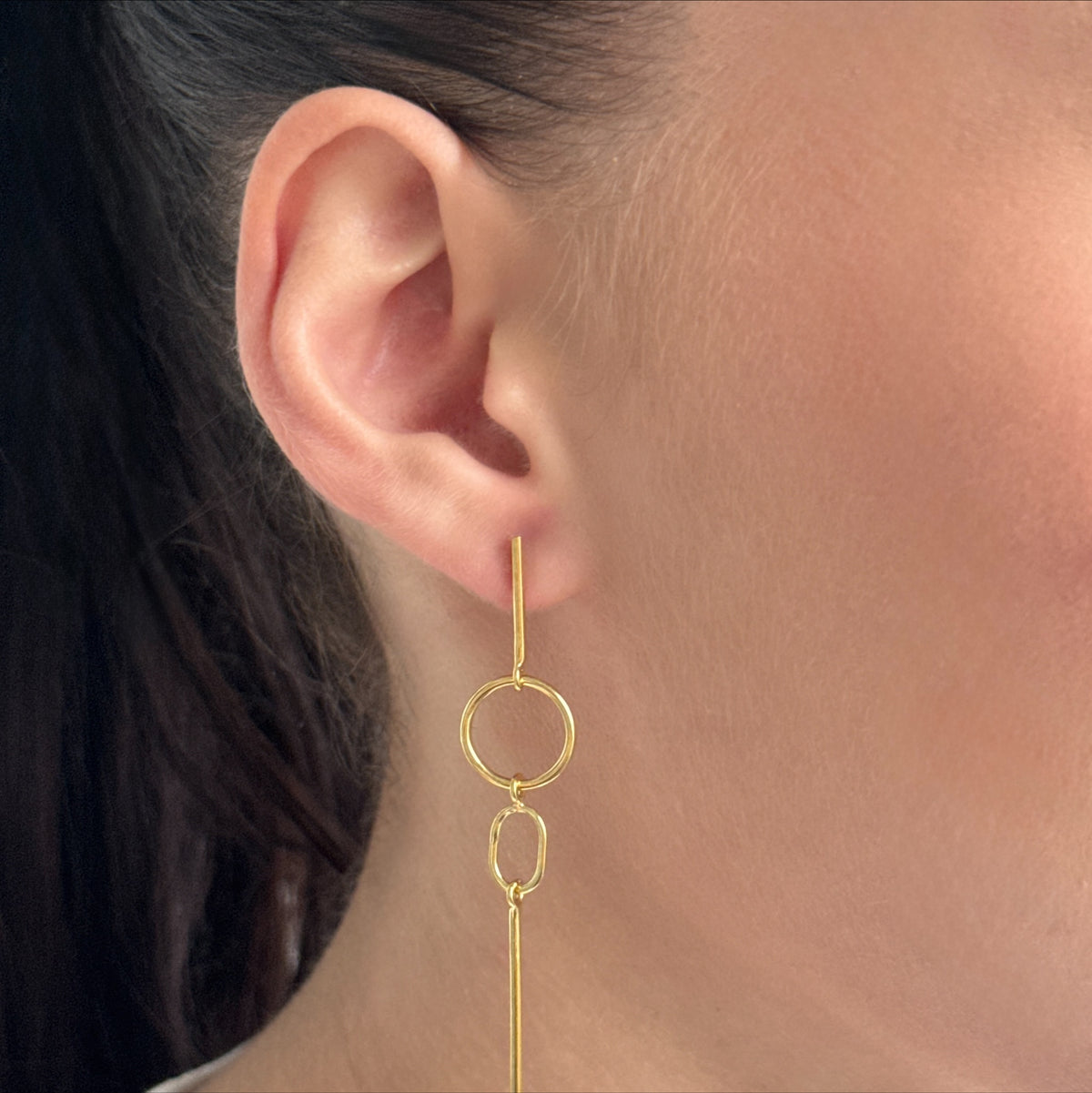Golden Circle Cascade worn on model