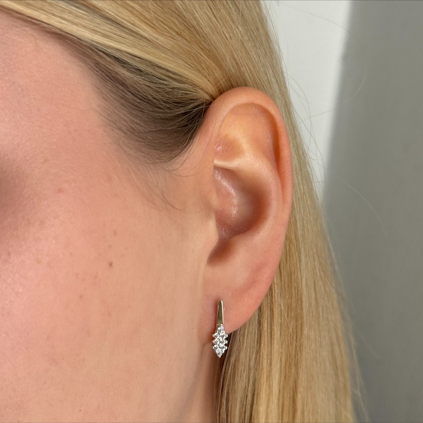 Marquise Cluster worn on model