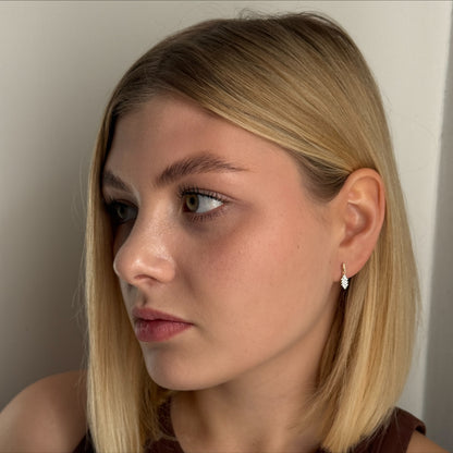 Marquise Cluster worn on model