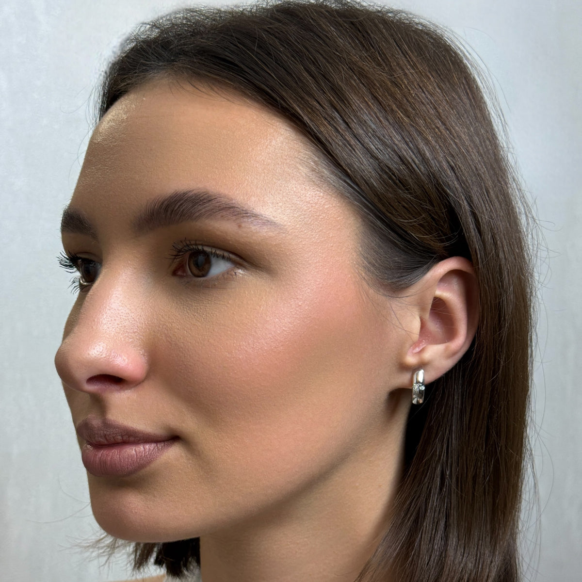 Whisper Hearts worn on model