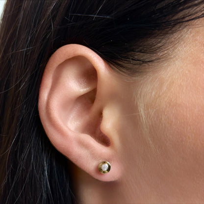 Golden Dome CZ worn on model