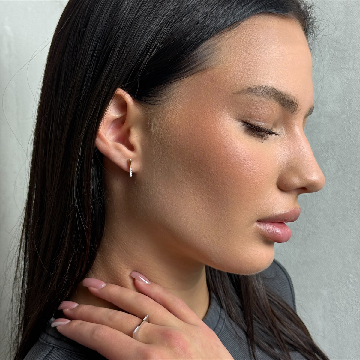 Bar & Line worn on model