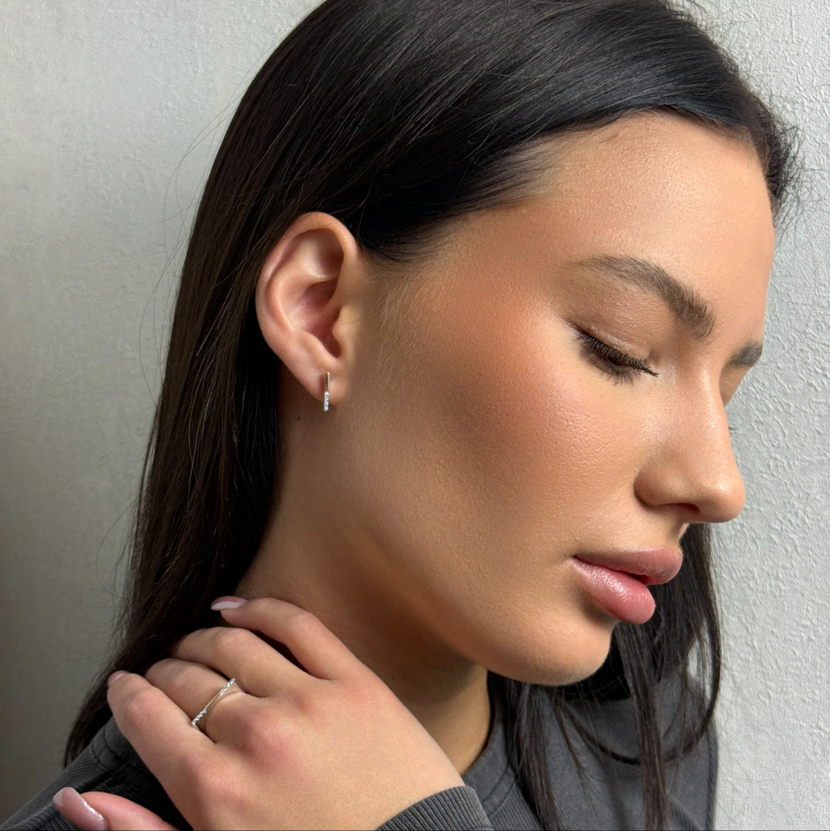 Bar & Line worn on model