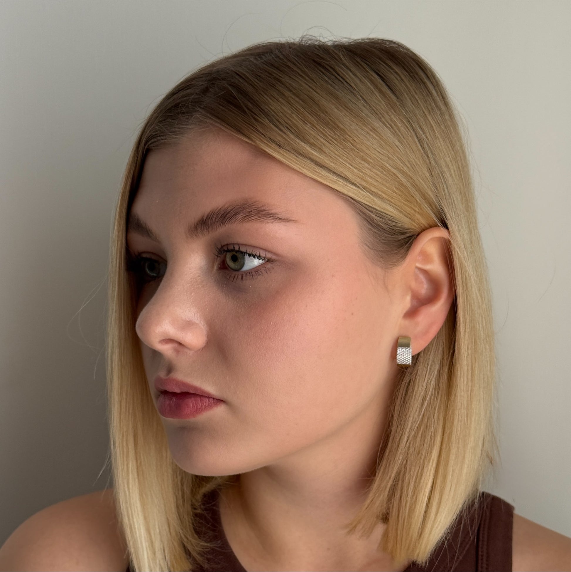 Golden Cap Pavé worn on model