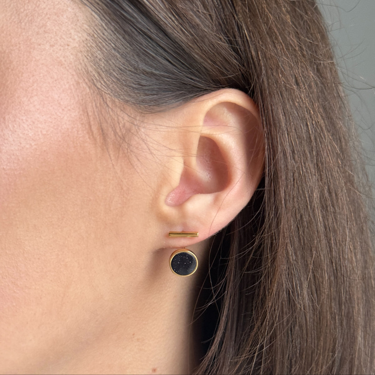 Green Turquoise Minimalist worn on model