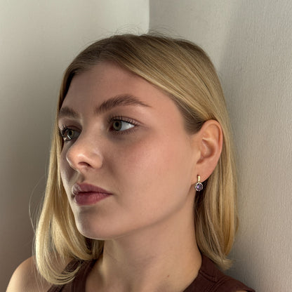 Crown Solitaire worn on model
