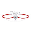 Pulsera de Moissanita | Heart Cord | Plata 925
