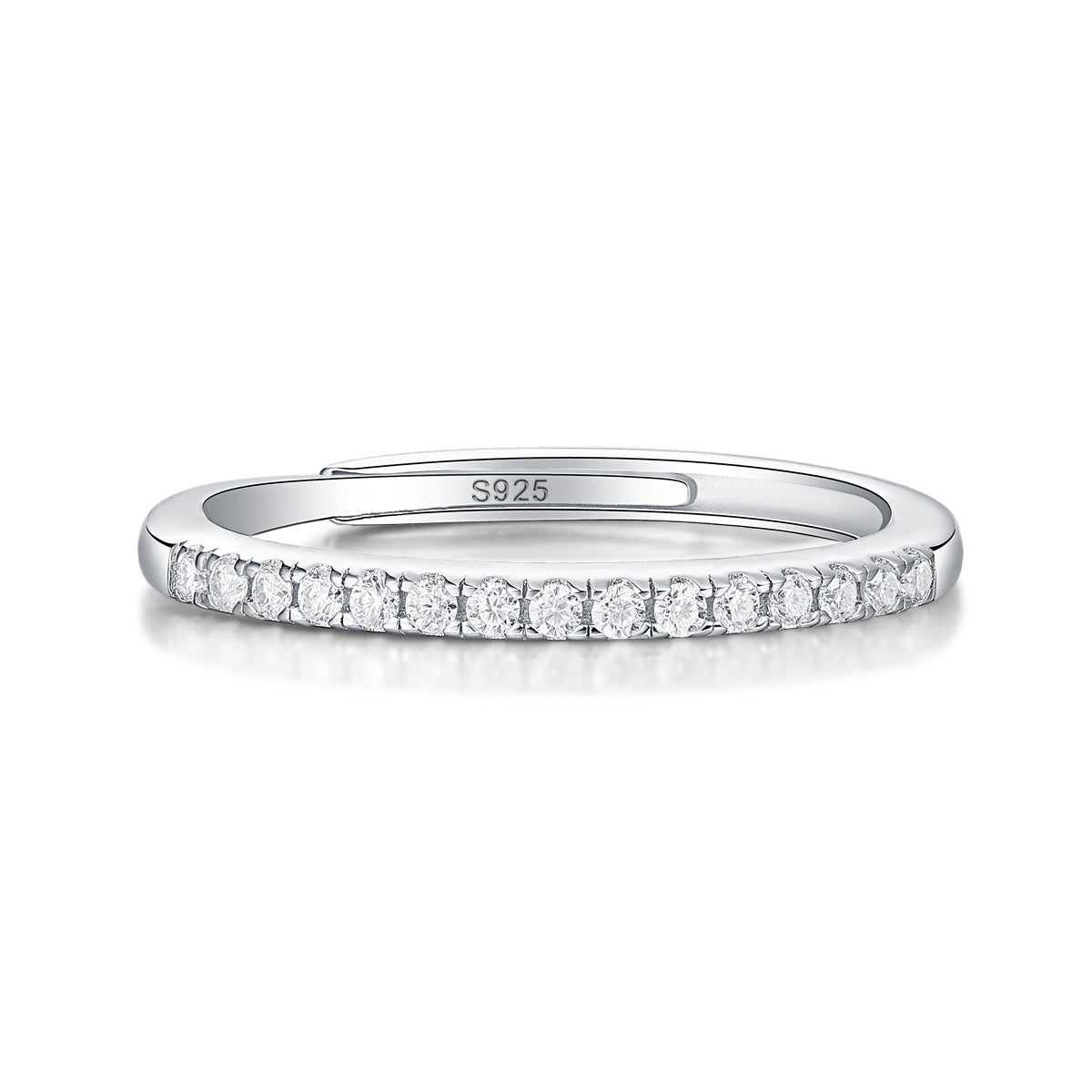 Moissanite Engagement Ring Star Walk, sterling silver, view 6