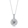 Moissanite Pendant Necklace | Tale | Sterling Silver