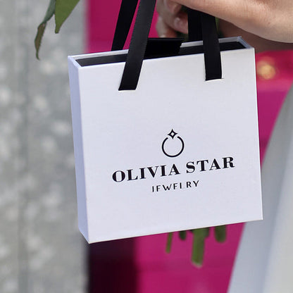 Olivia Star Jewelry gift box and bag