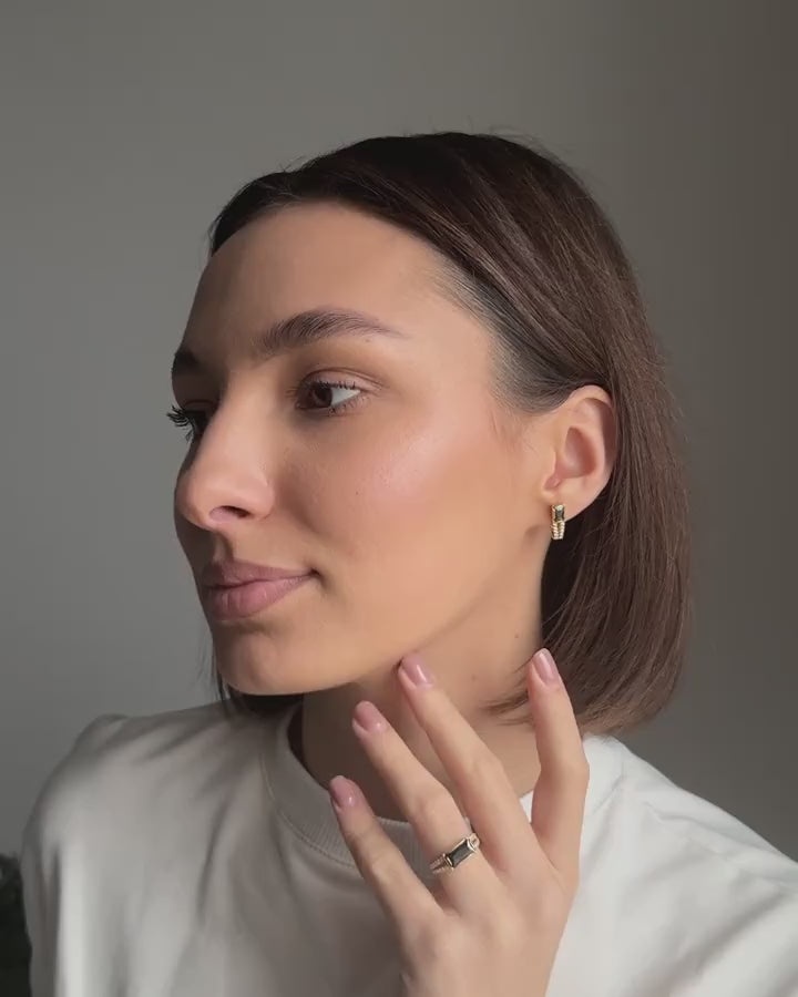 worn on model — video